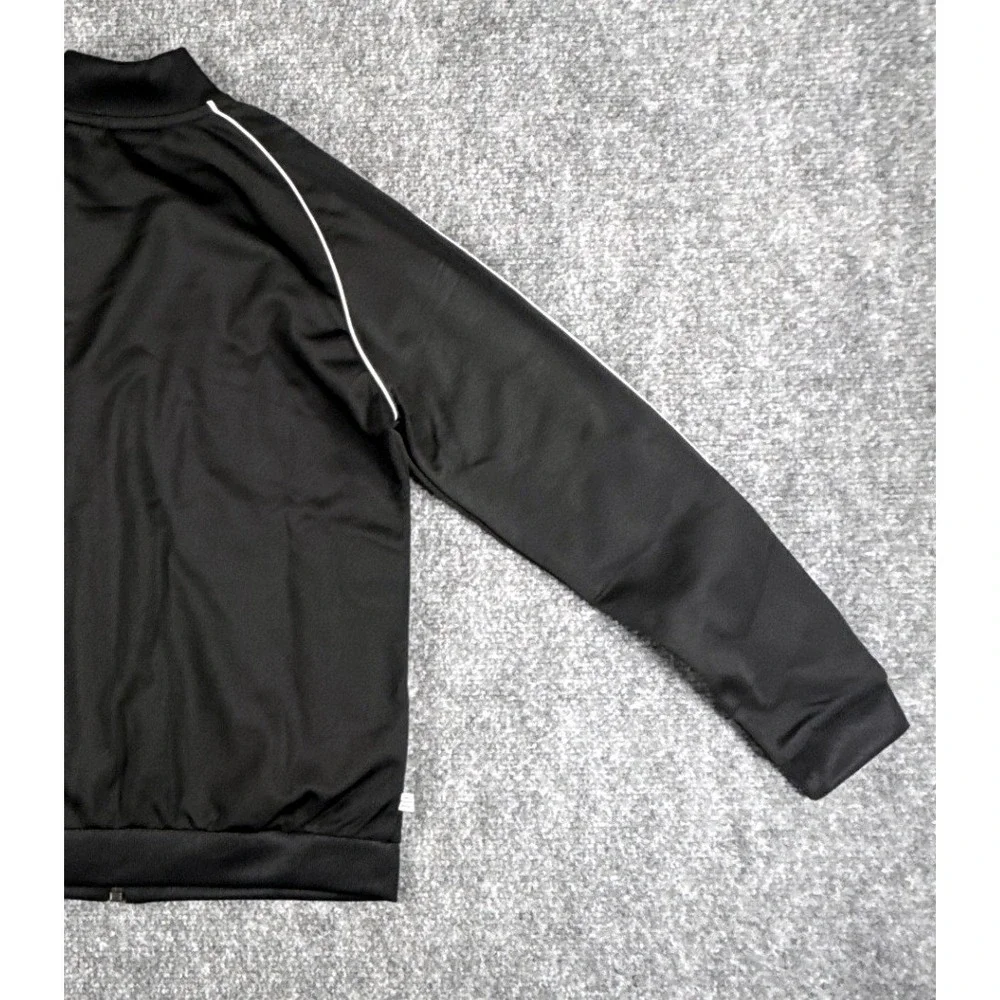 Adidas Originals SST Track Jacket Youth Small 9-10 Yrs Black White Full Zip NWT